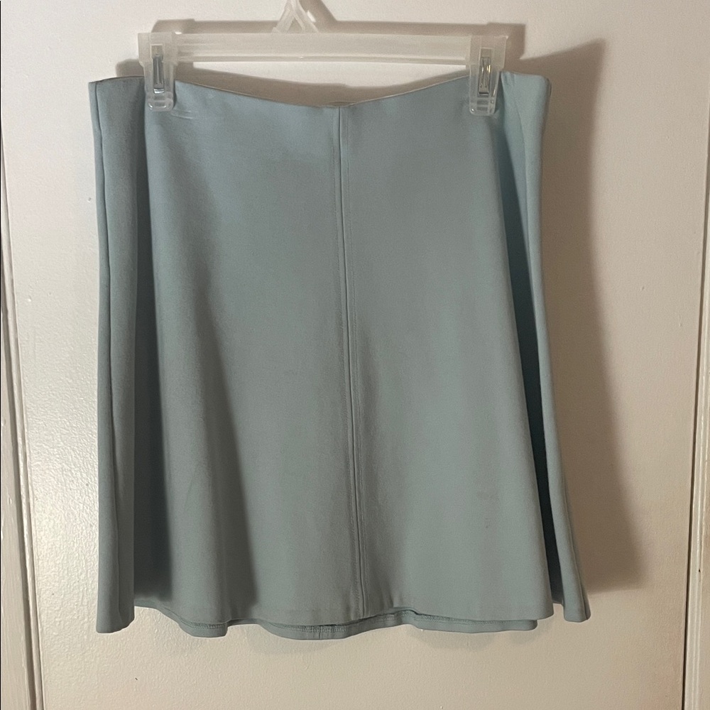 LOFT Light Blue A-Line Skirt